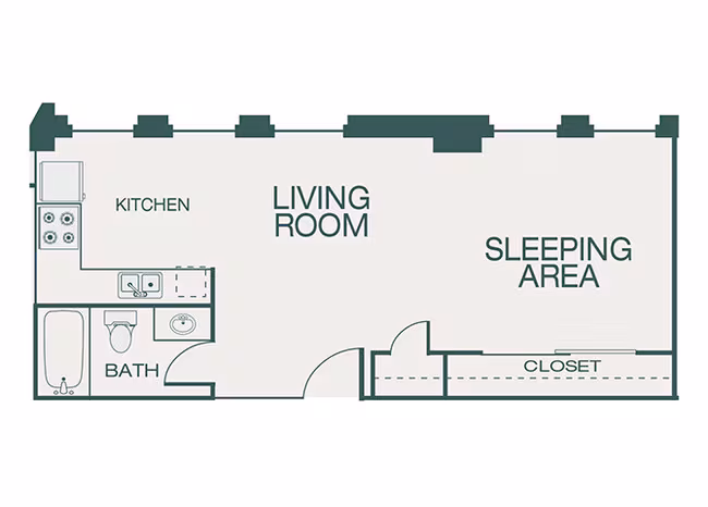 A1 (Ervay) 0308 floor plan